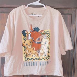 Hakuna Matata crop top shirt